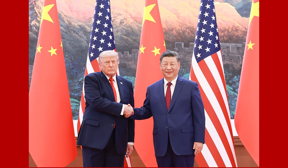 习近平同美国总统特朗普会谈